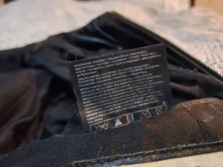 Chaqueta de piel Oakwood bomber negra