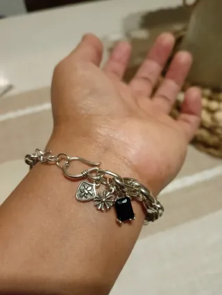 Pulsera Plata 925 con Dijes