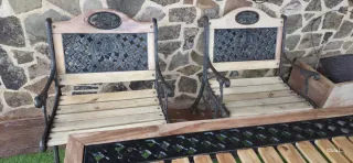 Tavolo e 4 sedie da giardino