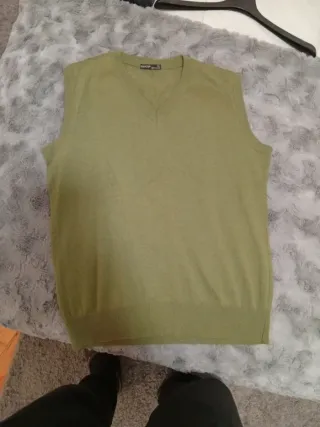 Gilet uomo verde oliva