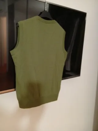 Gilet uomo verde oliva
