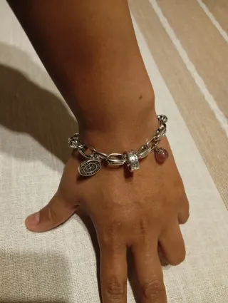 Pulsera Plata 925 con Dijes