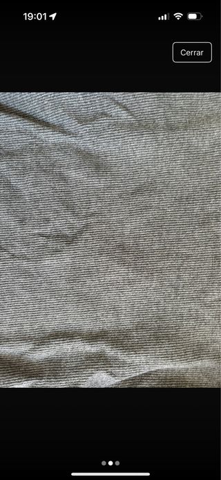 Sudadera gris crop top manga larga