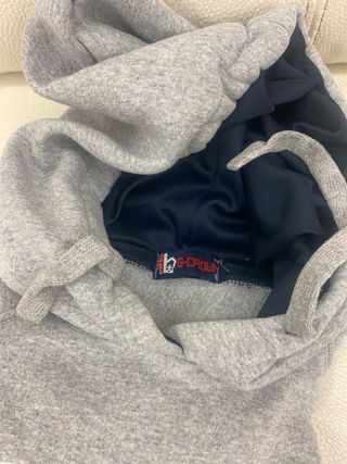 Sudadera London England Talla S Gris