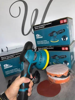 Lucidatrice Levigatrice 12V con 2 Batterie Nuova