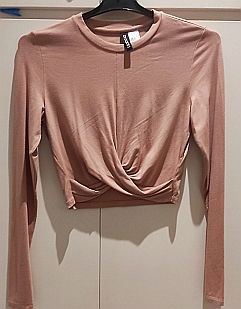 Top Divided manga larga cruzado Talla S