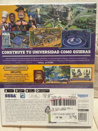TWO POINT CAMPUS ENROLMENT EDITION PS5 PRECINTADO