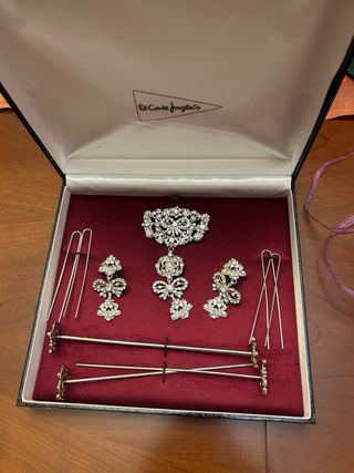 Aderezo Fallera El Corte Inglés Plata