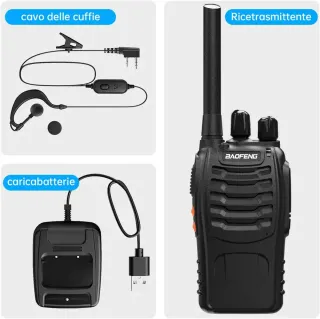 4 Radio Walkie Talkie Baofeng 888s