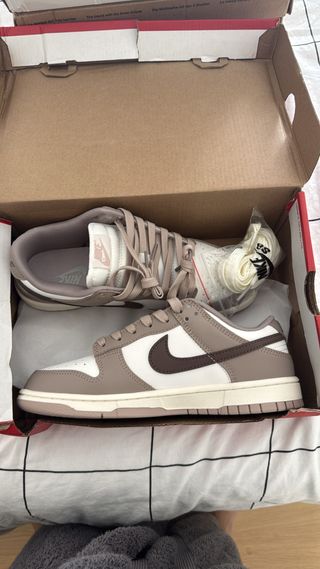 Zapatillas Nike Dunk Low Marrones y Blancas