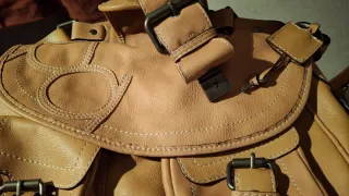 Bolso Purificación García Piel Beige