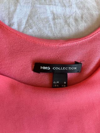 Mango Top Rosa Talla XS