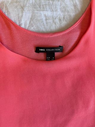 Mango Top Rosa Talla XS