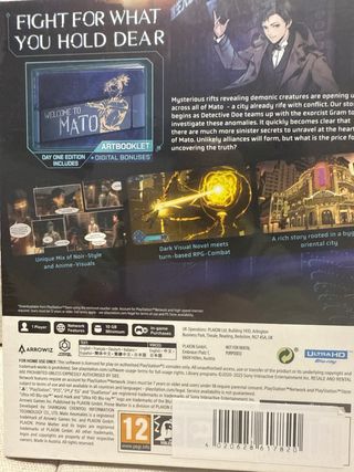 MATO ANOMALIES + ARTBOOKLET PS5 PRECINTADO