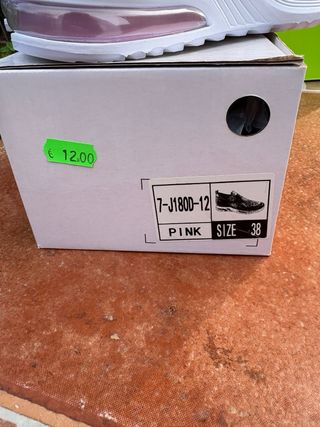 Zapatillas deportivas mujer rosa y blanco