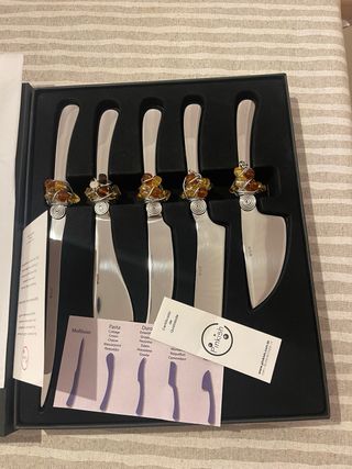 Set 5 coltelli per formaggio e torta Wolff