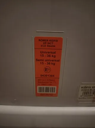 Silla coche Britax Römer azul