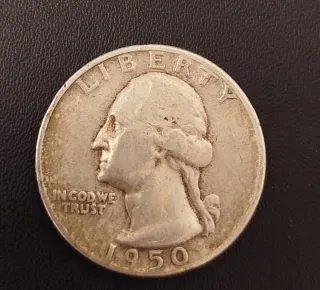 Moneda Quarter Dollar 1950