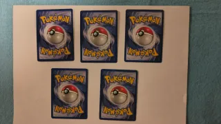 Lote 5 Cartas Pokémon: Seel, Dewgong, Goldeen, Sea