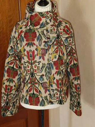 Giacca corta Coa Coa fantasia floreale