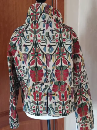 Giacca corta Coa Coa fantasia floreale