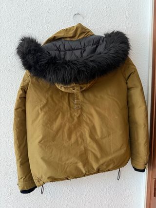 Abrigo de plumas Zara