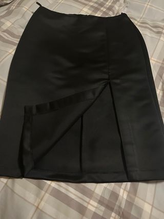 Falda United Colors of Benetton negra