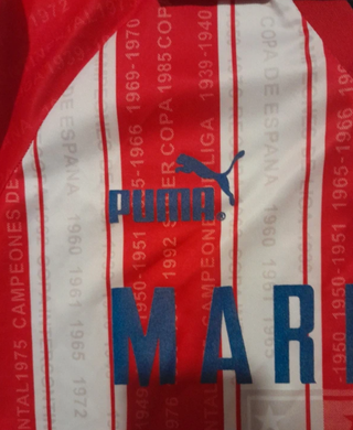 Camiseta Atlético de Madrid 95/96 Puma