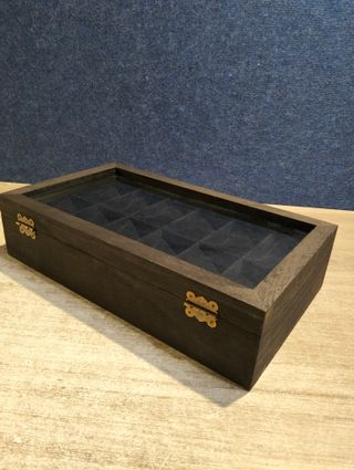 SONGMICS Caja para Relojes con 12 Compartimentos