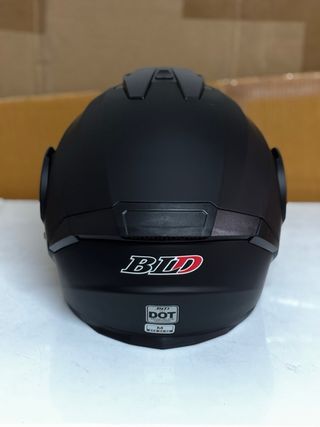 Casco Moto Modular Integral Negro Mate Talla M