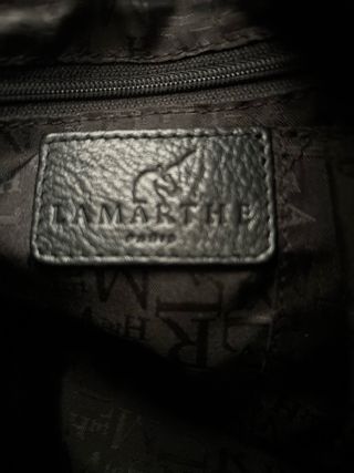 Bolso Lamarthe Negro Piel