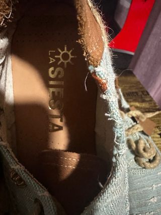 Zapatos planos de lona con cordones