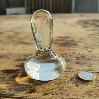 Mortero de cristal para pigmentos