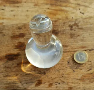 Mortero de cristal para pigmentos