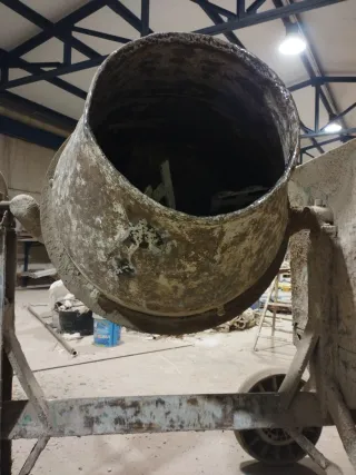 Hormigonera de obra motor gasolina