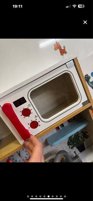 Piccola cucina in legno Lidl per bambini