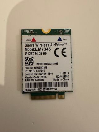 Modem Sierra Wireless Airprime EM7345 4G LTE