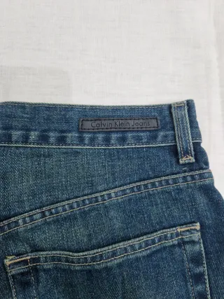 Jeans Calvin Klein Straight Leg Blu