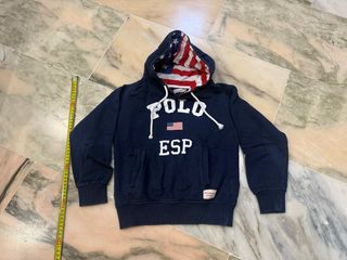 Sudadera niño azul con capucha