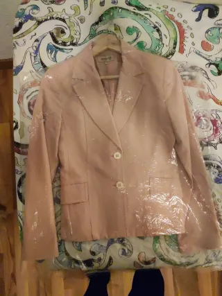 Chaqueta rosa, salmón