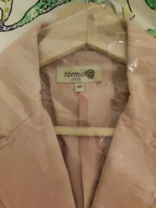 Chaqueta rosa, salmón