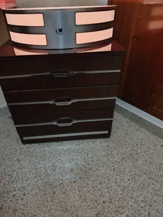 Mesita de noche retro vintage