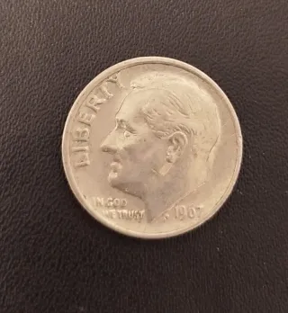 Moneda USA 1967 Dime