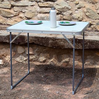 - AKTIVE Mesa camping plegable, Mesa ligera, pat