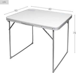 - AKTIVE Mesa camping plegable, Mesa ligera, pat