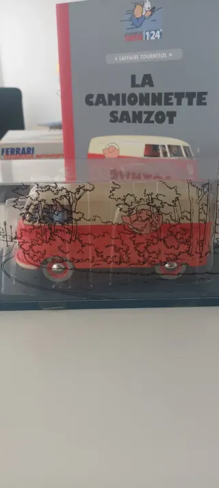 Coche Tintín 1/24 La Camioneta Sanzoz