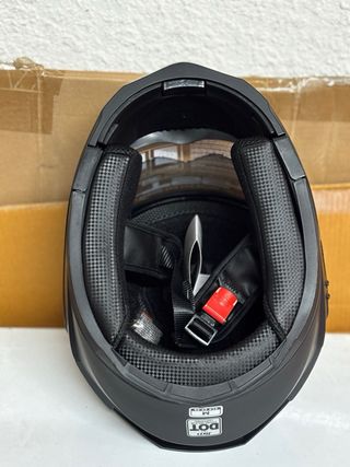 Casco Moto Modular Integral Negro Mate Talla M