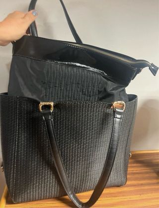 Bolso Parfois Negro Polipiel