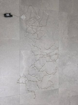 Luci di Natale blu da esterno 10 metri