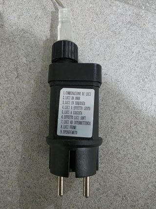 Luci di Natale blu da esterno 10 metri